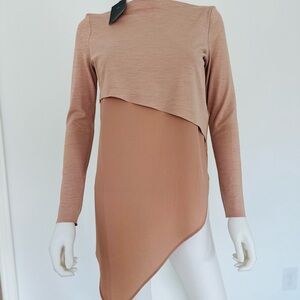 NWT Zara Asymmetrical Top Small